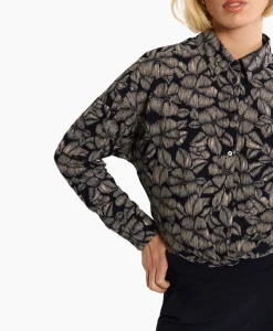 Studio Anneloes Blouse Sanne Flower Zand