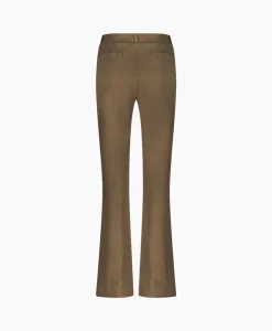 Studio Anneloes Broek Flair Bonded Trousers Bruin Dessin
