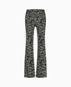 Studio Anneloes Broek Marilon Flower Trousers Zand
