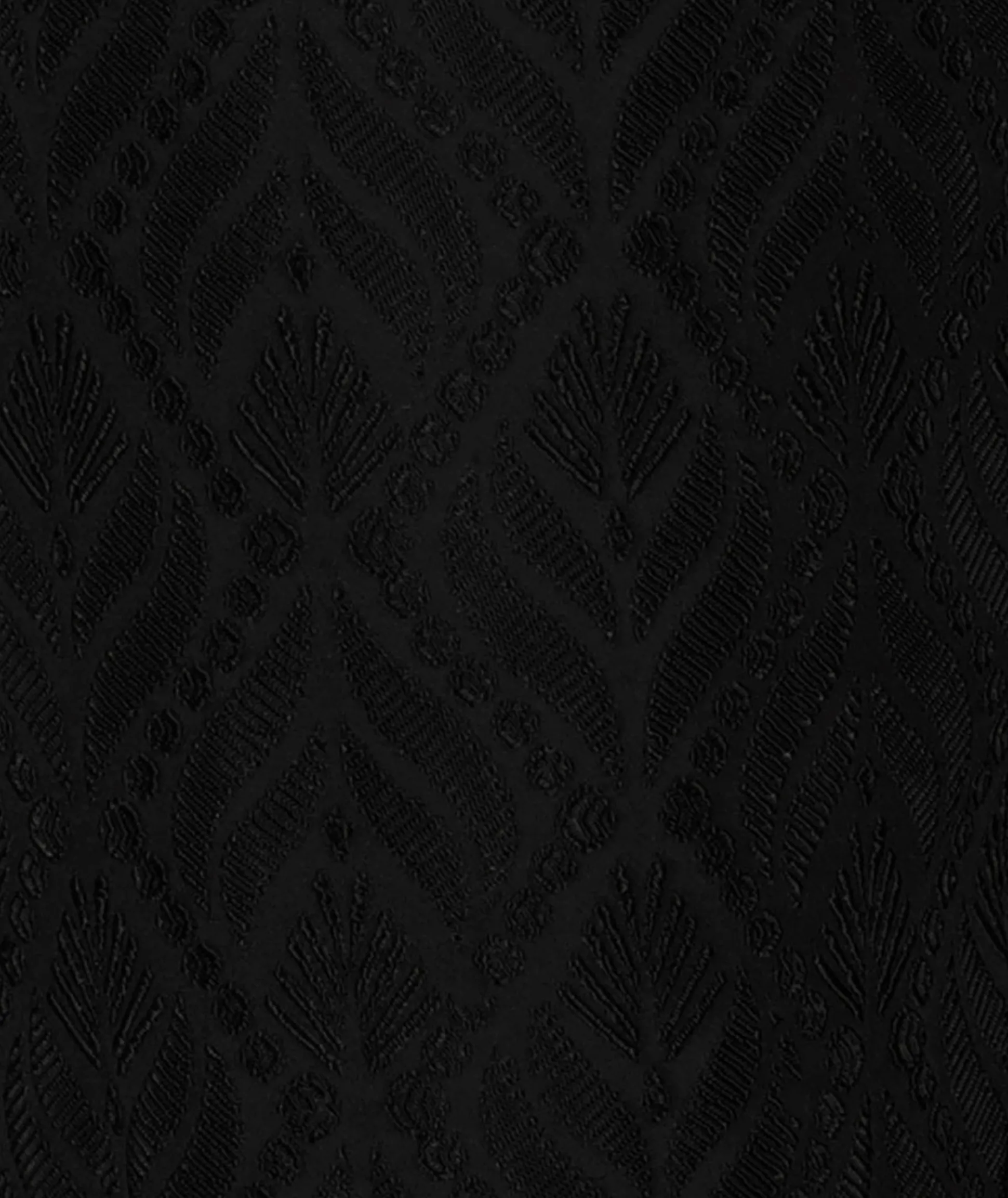 Studio Anneloes Broek Mira Ornament Jacquard Trousers Zwart