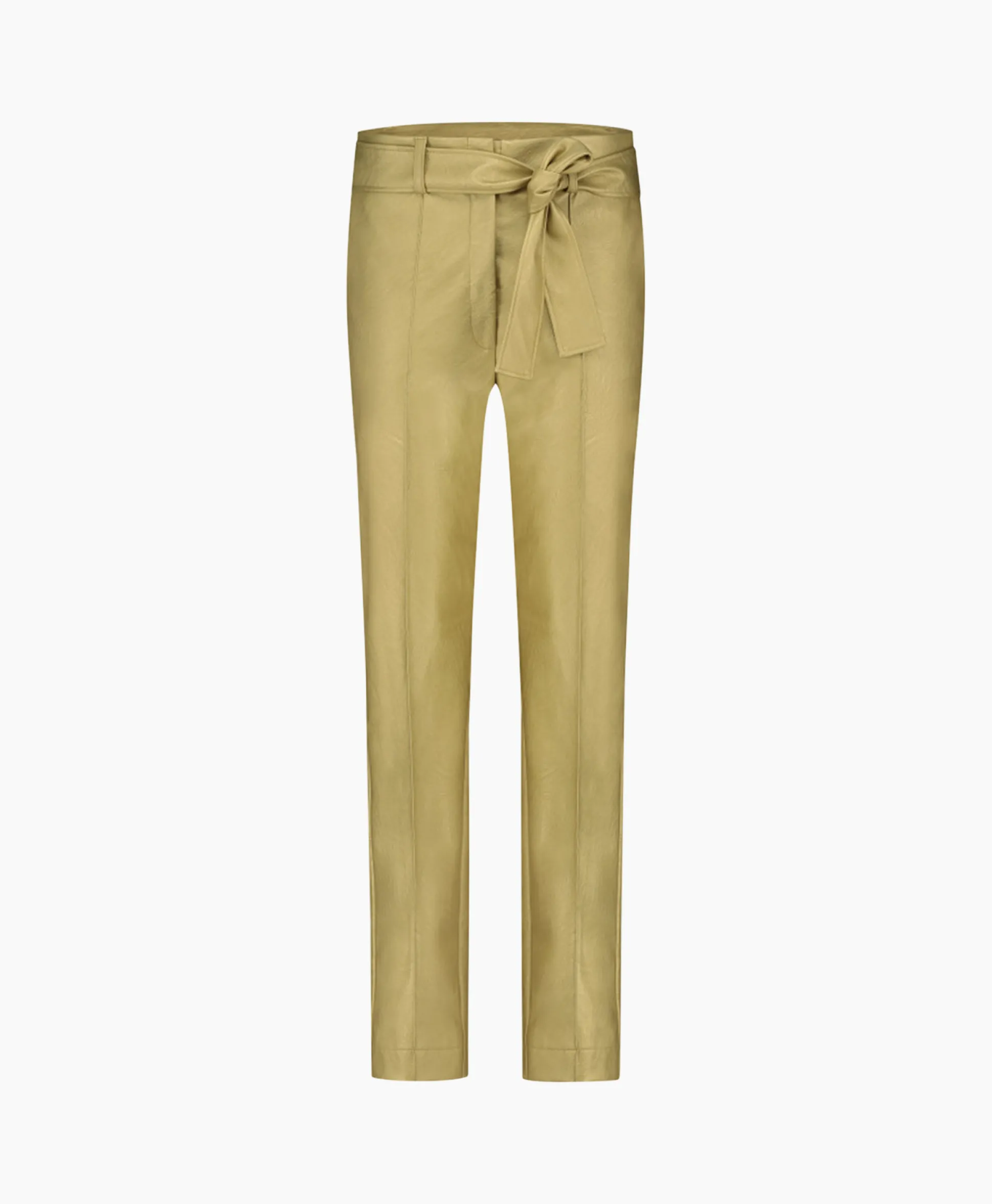Studio Anneloes Broek Mita Faux Leather Trousers Goud