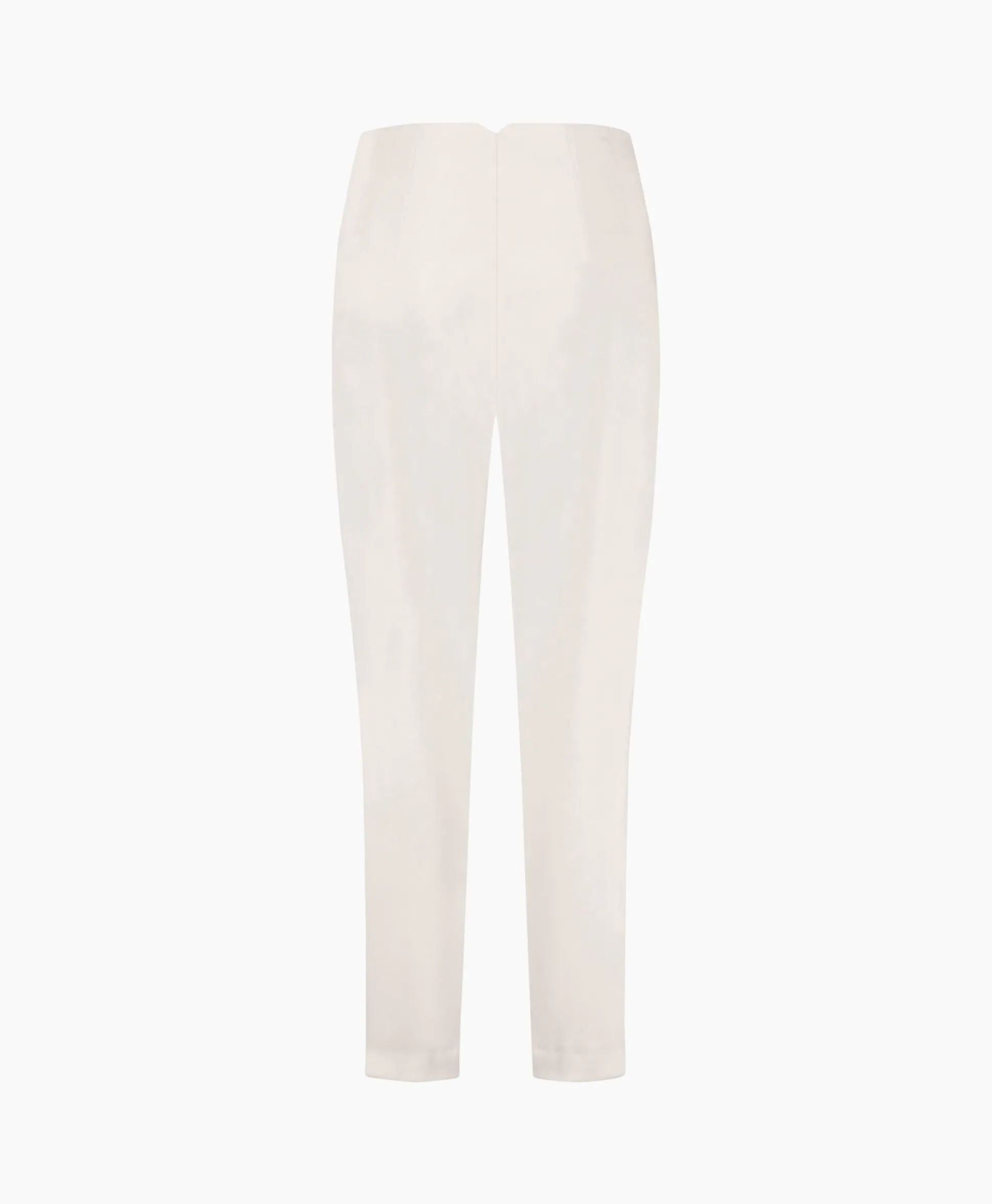 Studio Anneloes Broek Nine Shiny Bonded Trousers Off White
