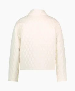 Studio Anneloes Jack James Quilted Leather Jacket Off White