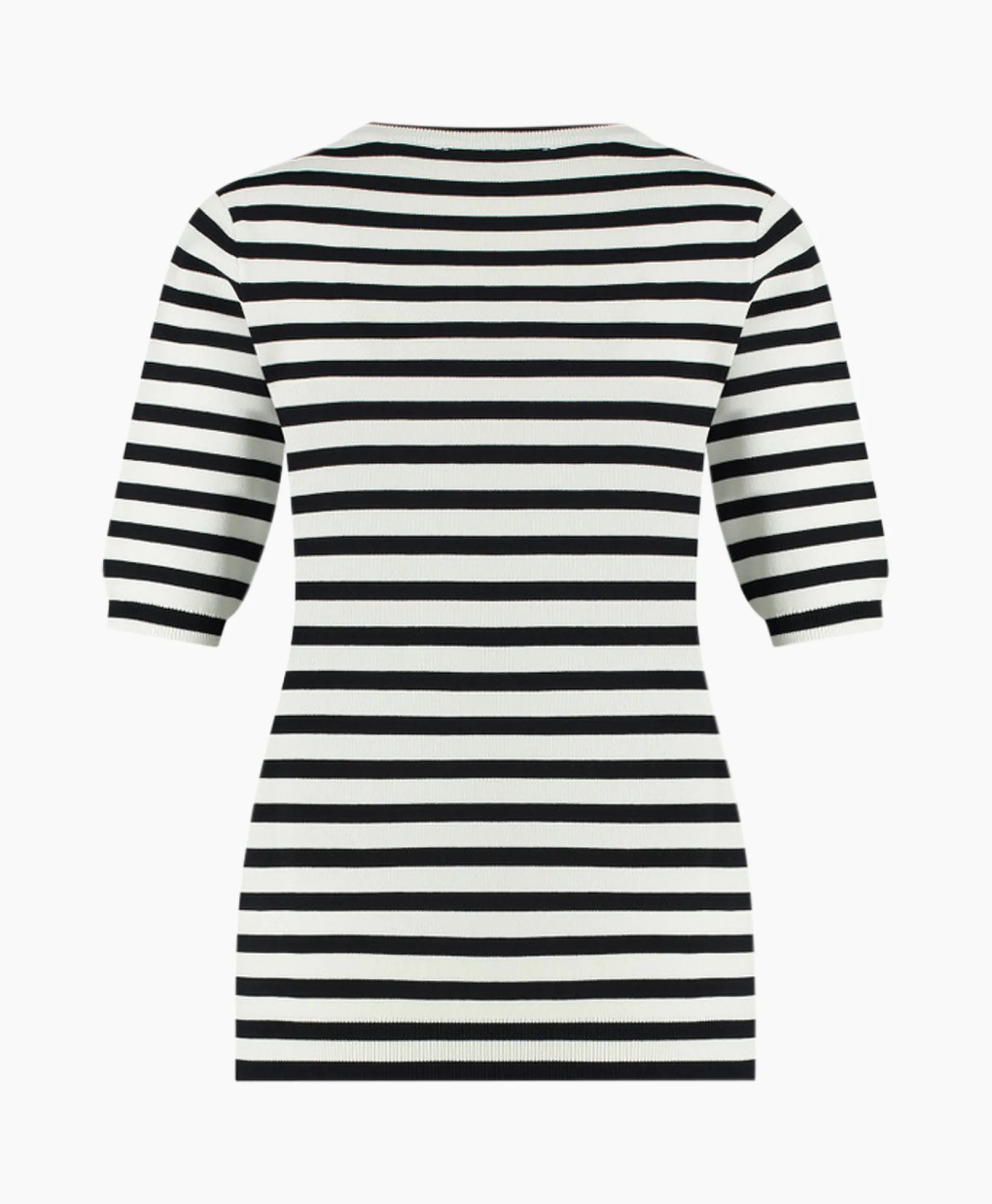 Studio Anneloes Pullover Luna Stripe Short Slv Ecru