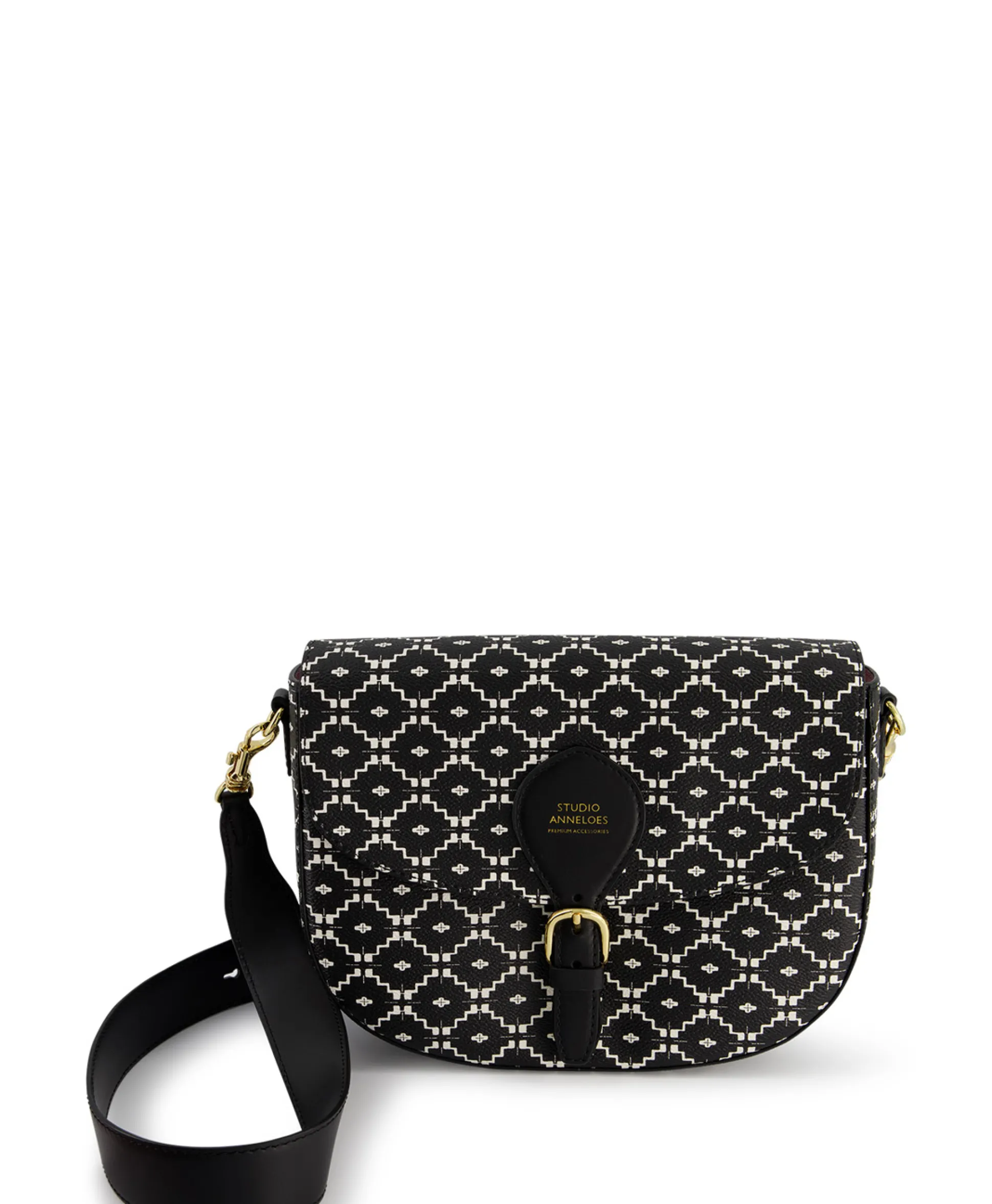 Studio Anneloes Tas Crossbag Sa Print Zwart