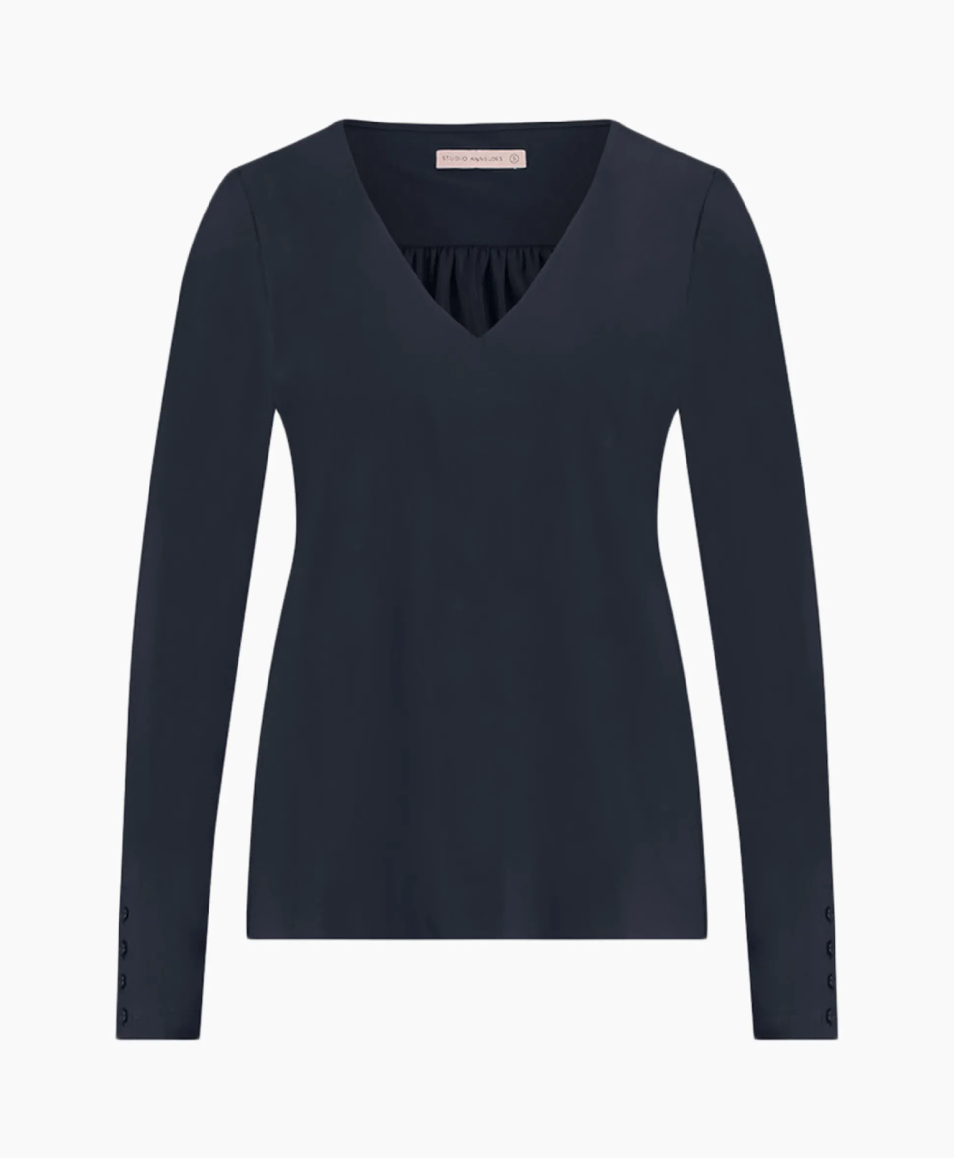 Studio Anneloes Top & T-Shirt Lesley Shirt Donker Blauw