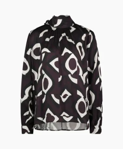 Studio Anneloes Top Izzie Satin Eyes Bruin
