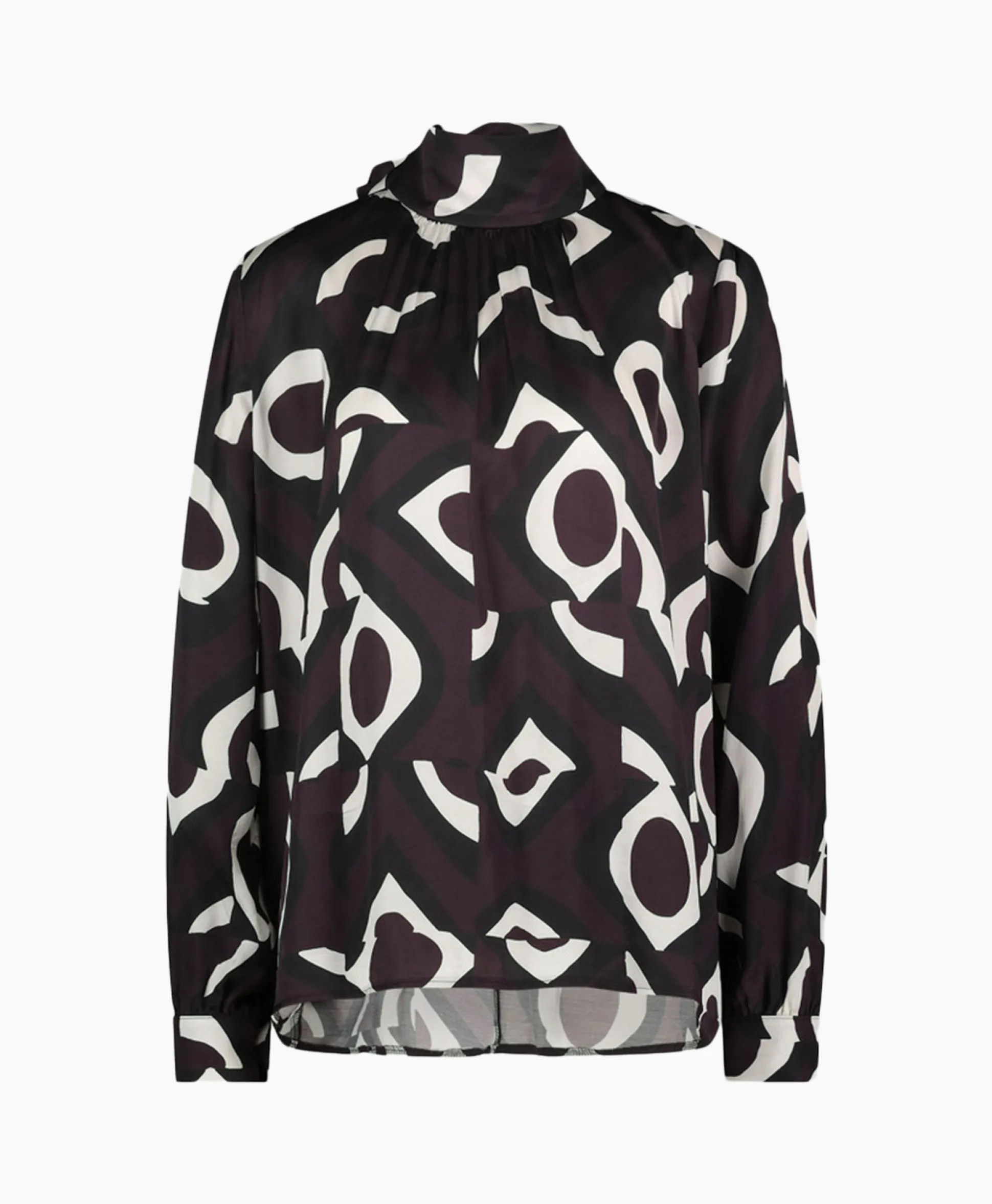 Studio Anneloes Top Izzie Satin Eyes Bruin