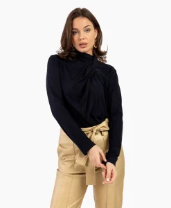 Studio Anneloes Top Lidia Donker Blauw