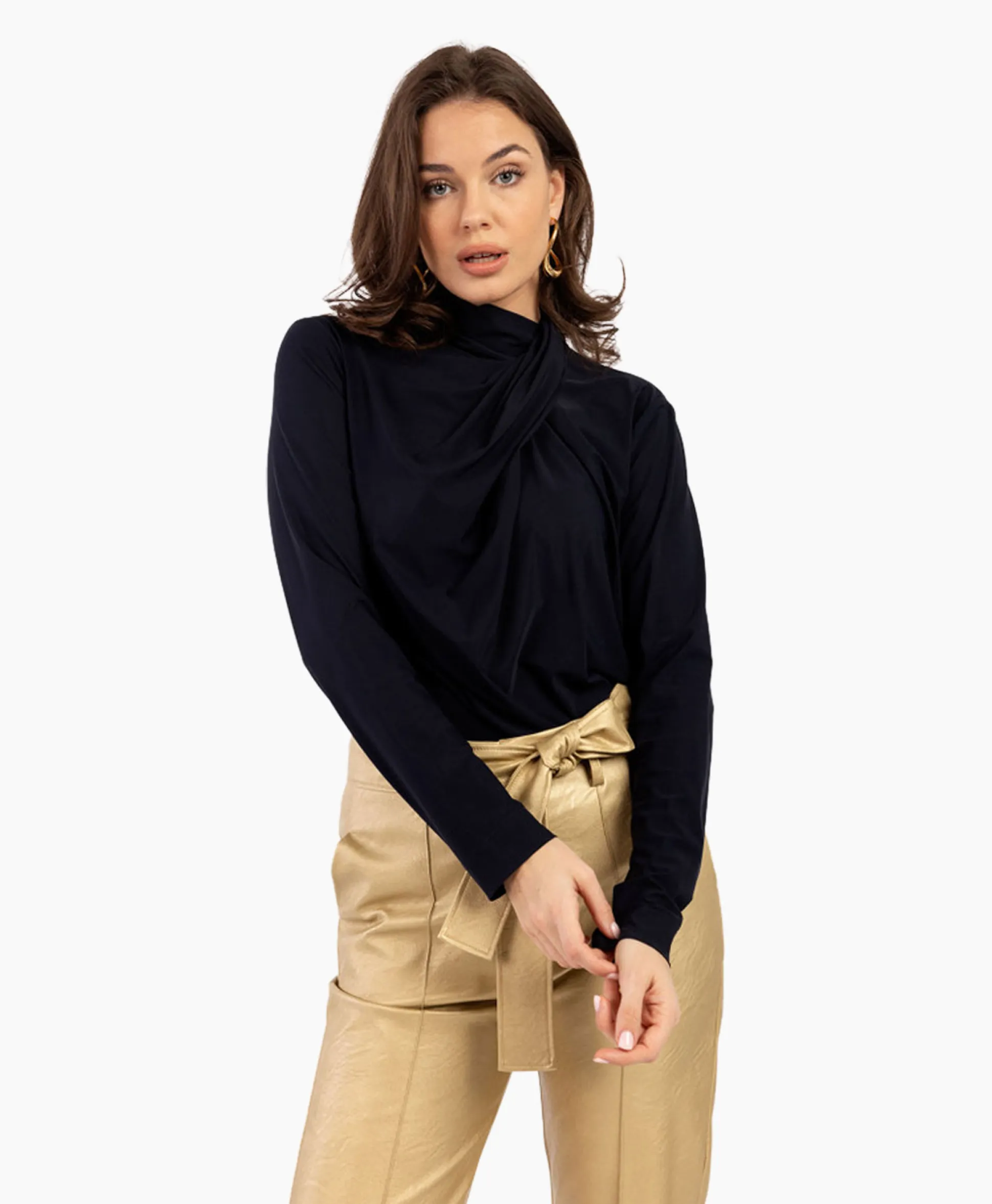 Studio Anneloes Top Lidia Donker Blauw