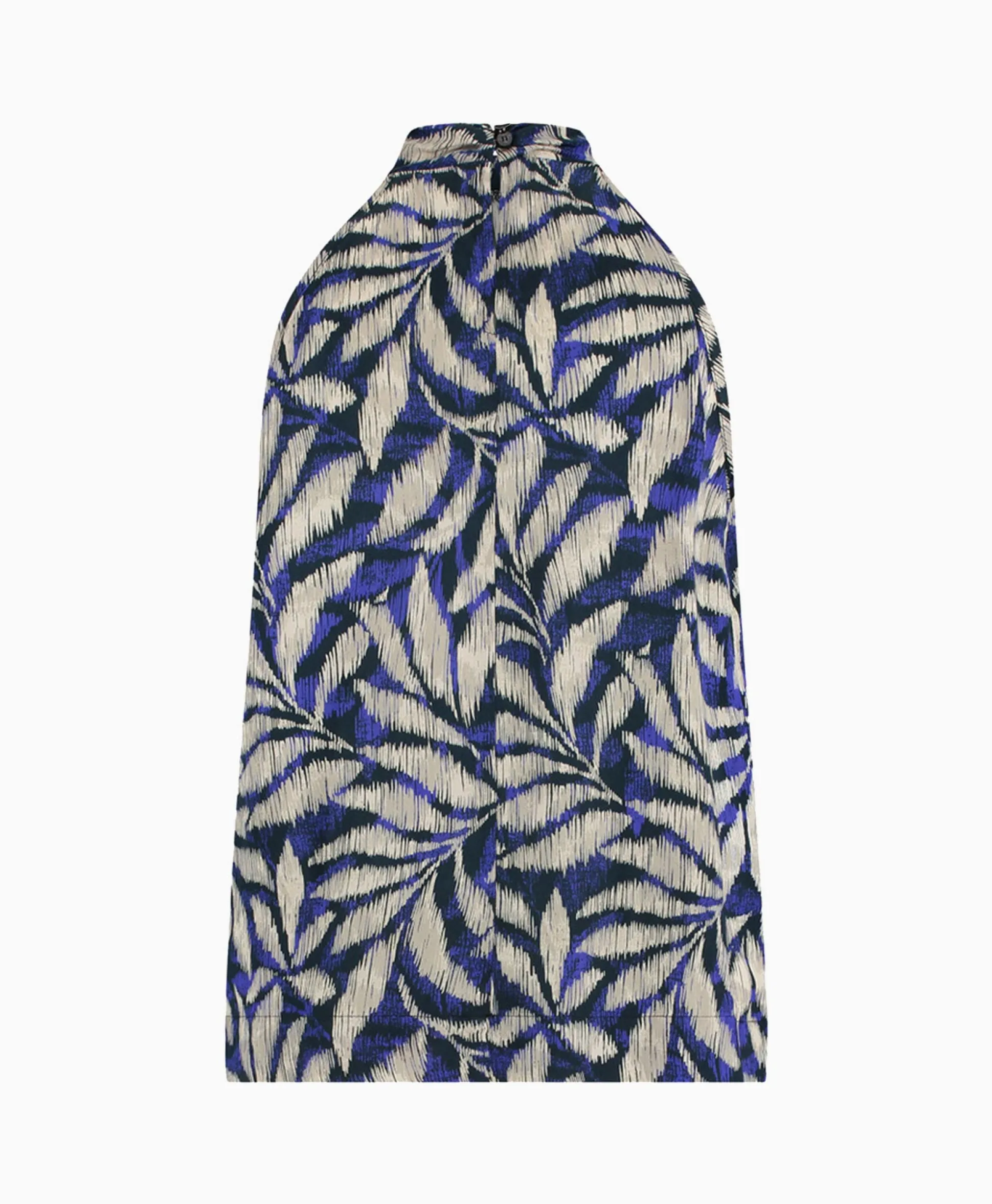Studio Anneloes Top Sara Satin Big Flower Blauw