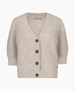 Studio Anneloes Vest Mandy Mohair Cardigan Zand