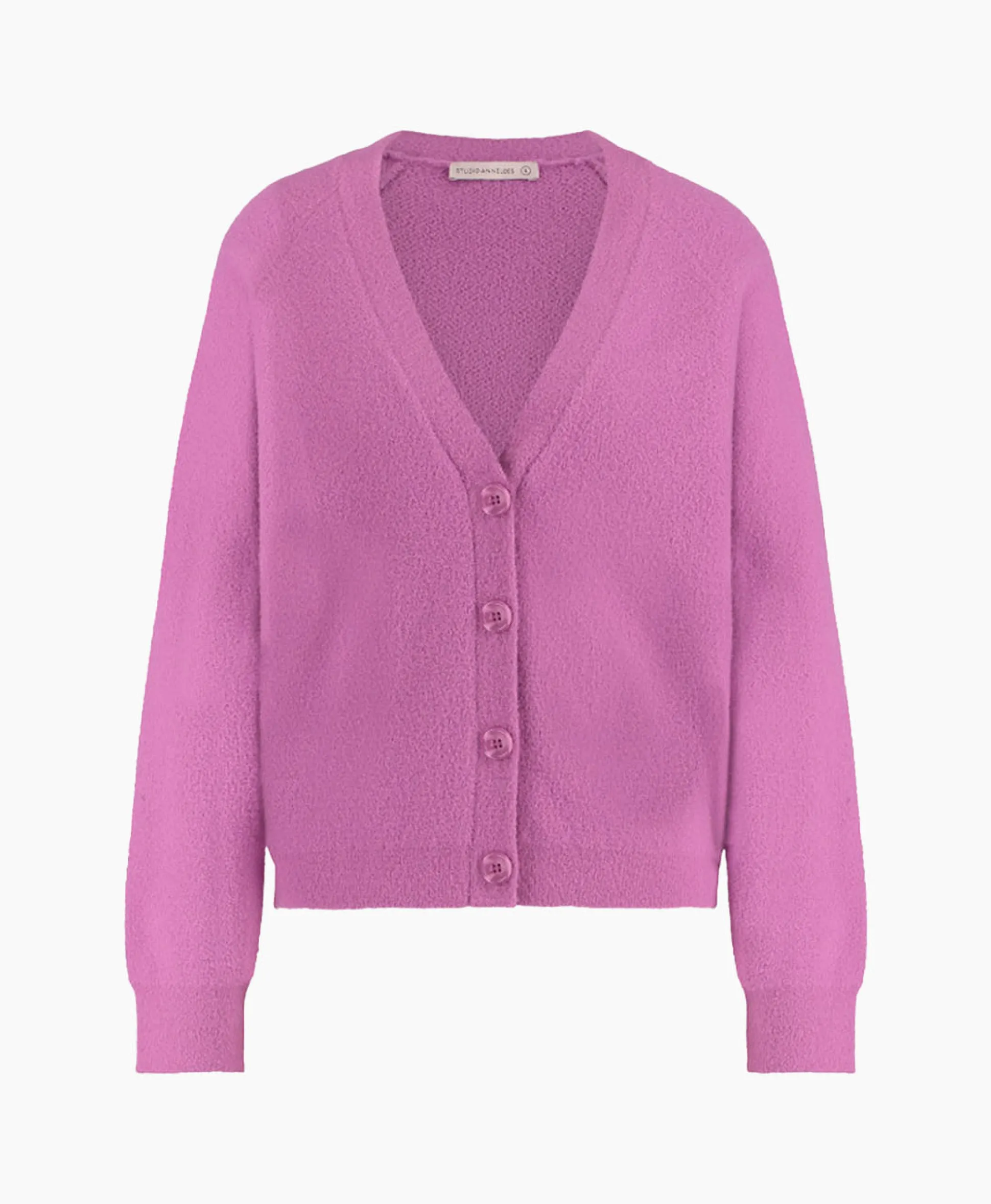 Studio Anneloes Vest Olivian Soft Cardigan Lila