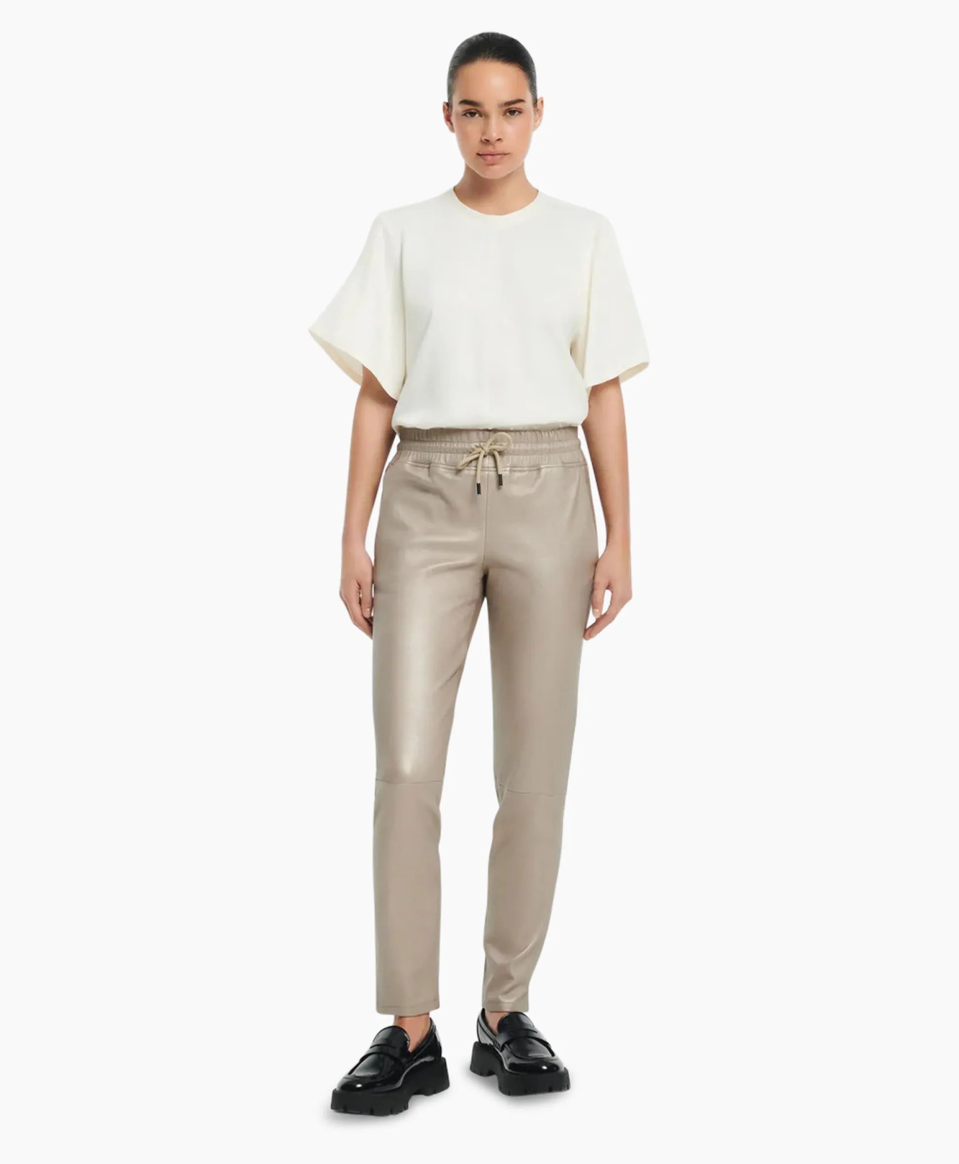 Studioar By Arma Pantalon Naomi Stretch Plonge Beige