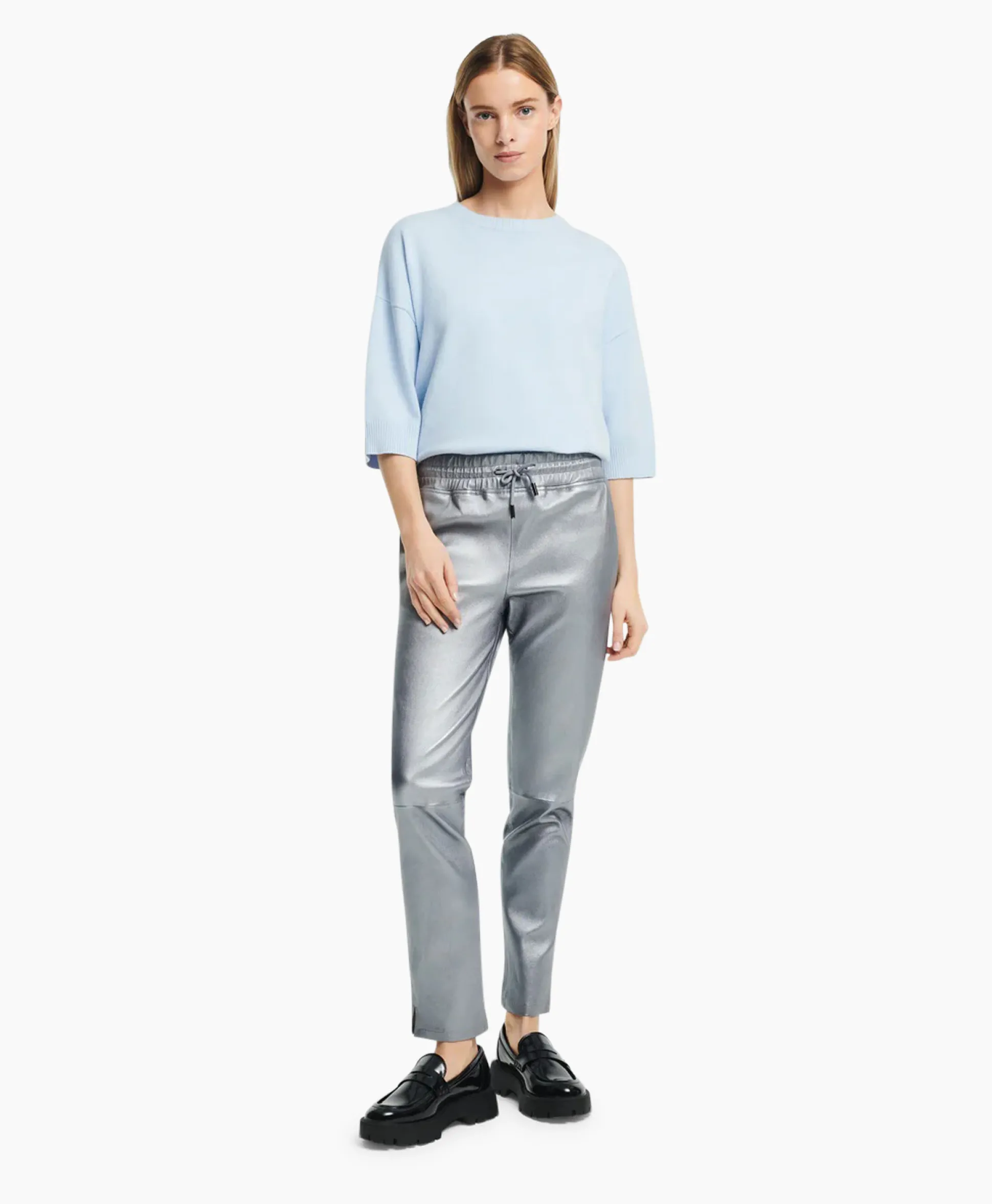 Studioar By Arma Pantalon Naomi Stretch Plonge Zilver
