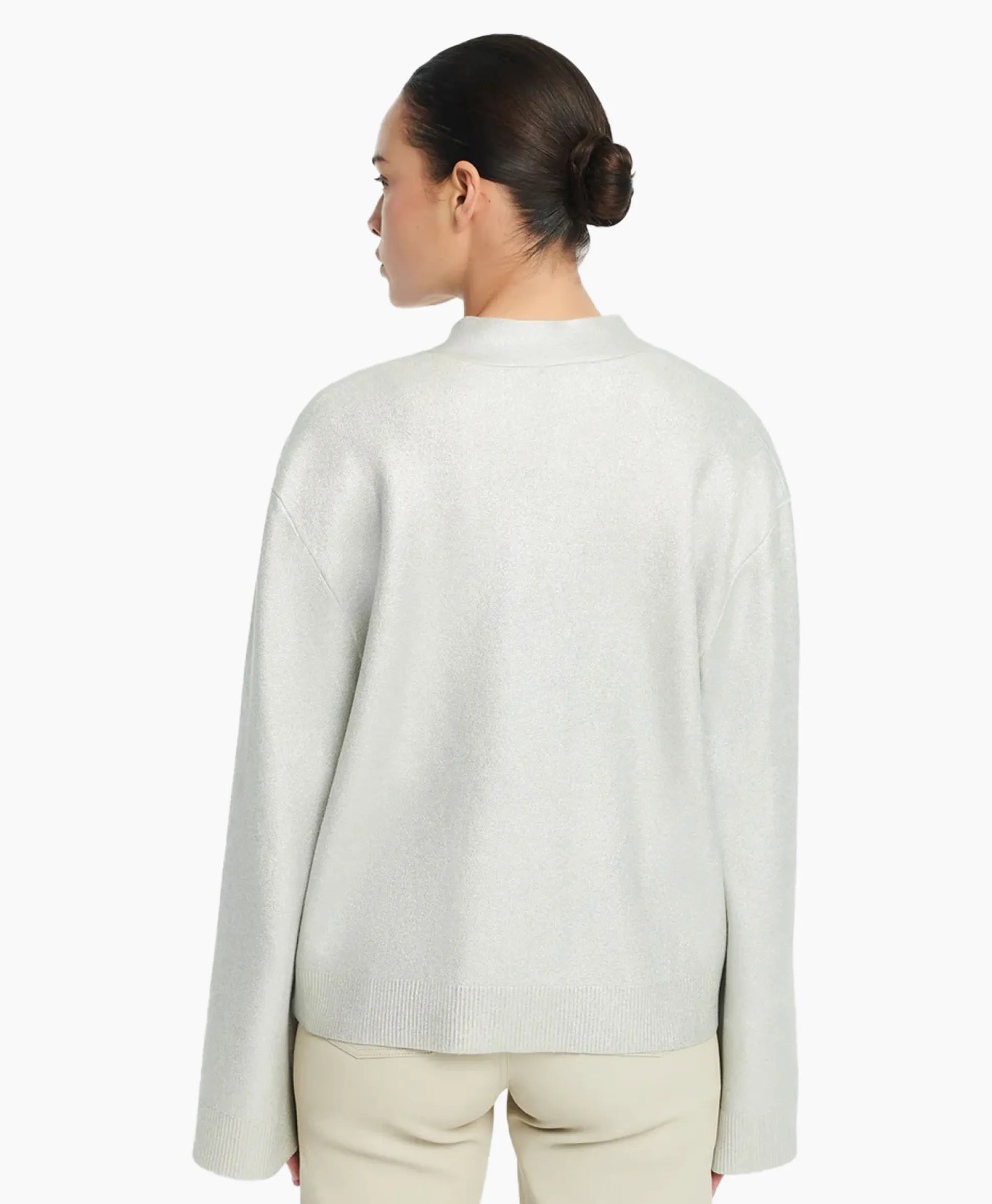 Studioar By Arma Pullover Lolita Metallic Knit Bruin