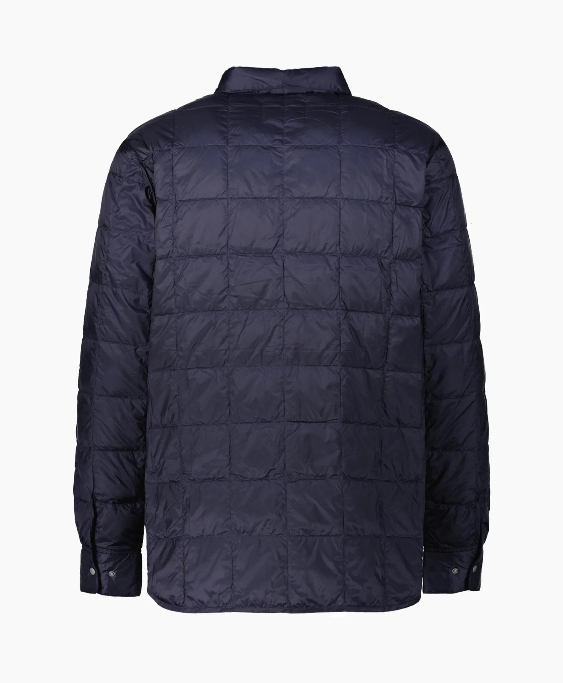 Taion Jack W-Pocket Down Shirts Donker Blauw