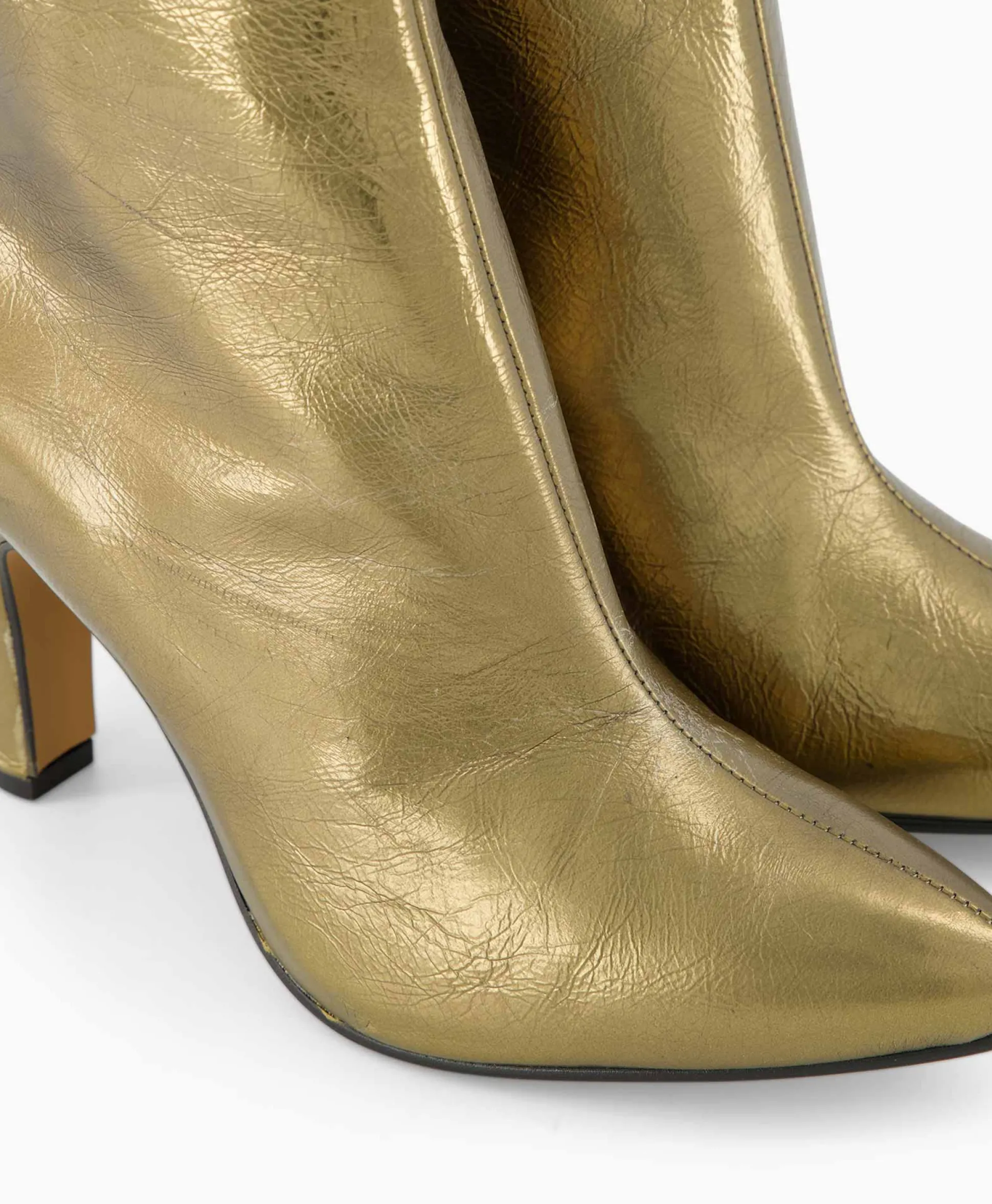 Toral Enkellaars Pyton Goud