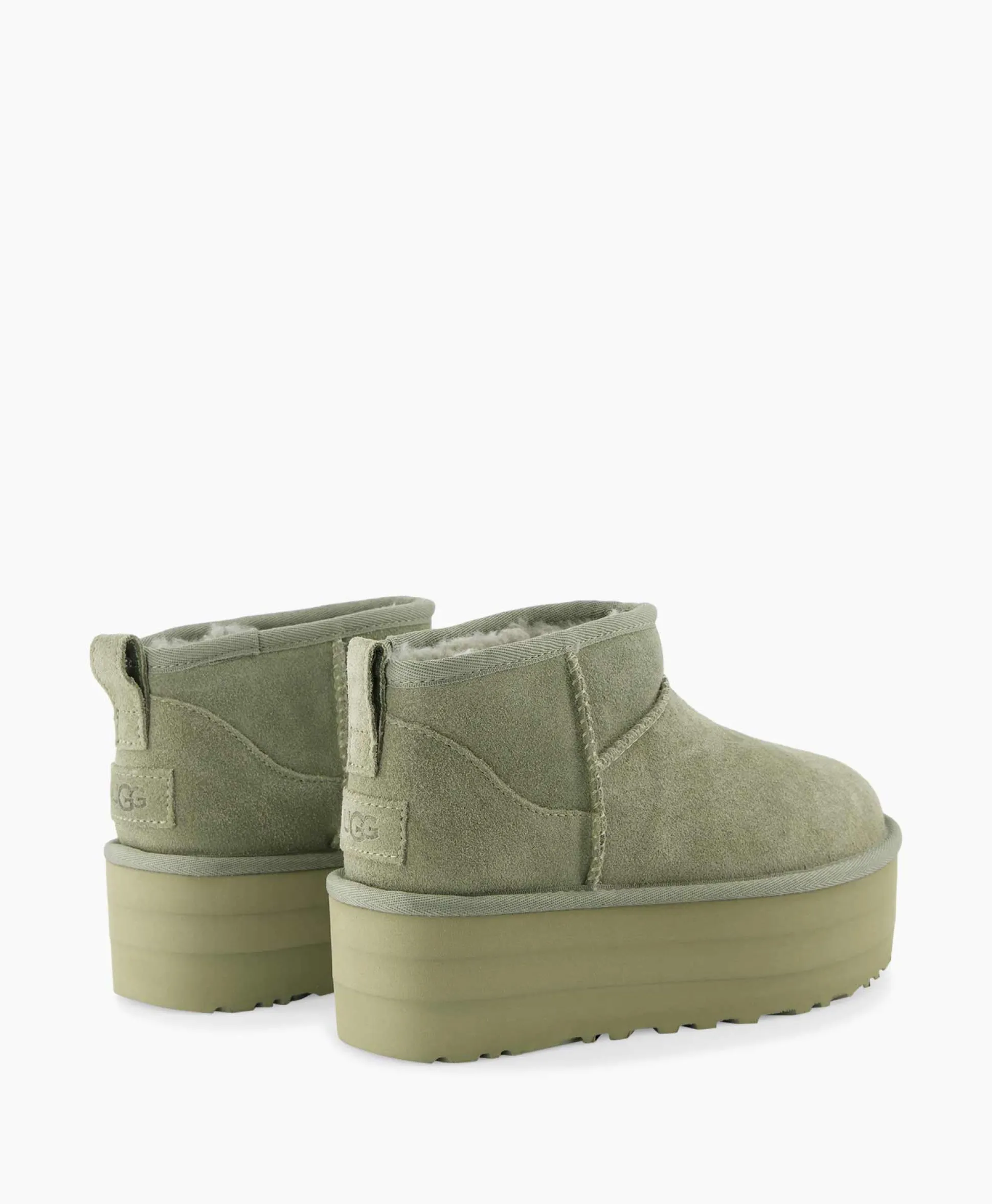 Ugg Enkellaars W Classic Ultra Mini Platform Groen
