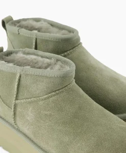 Ugg Enkellaars W Classic Ultra Mini Platform Groen