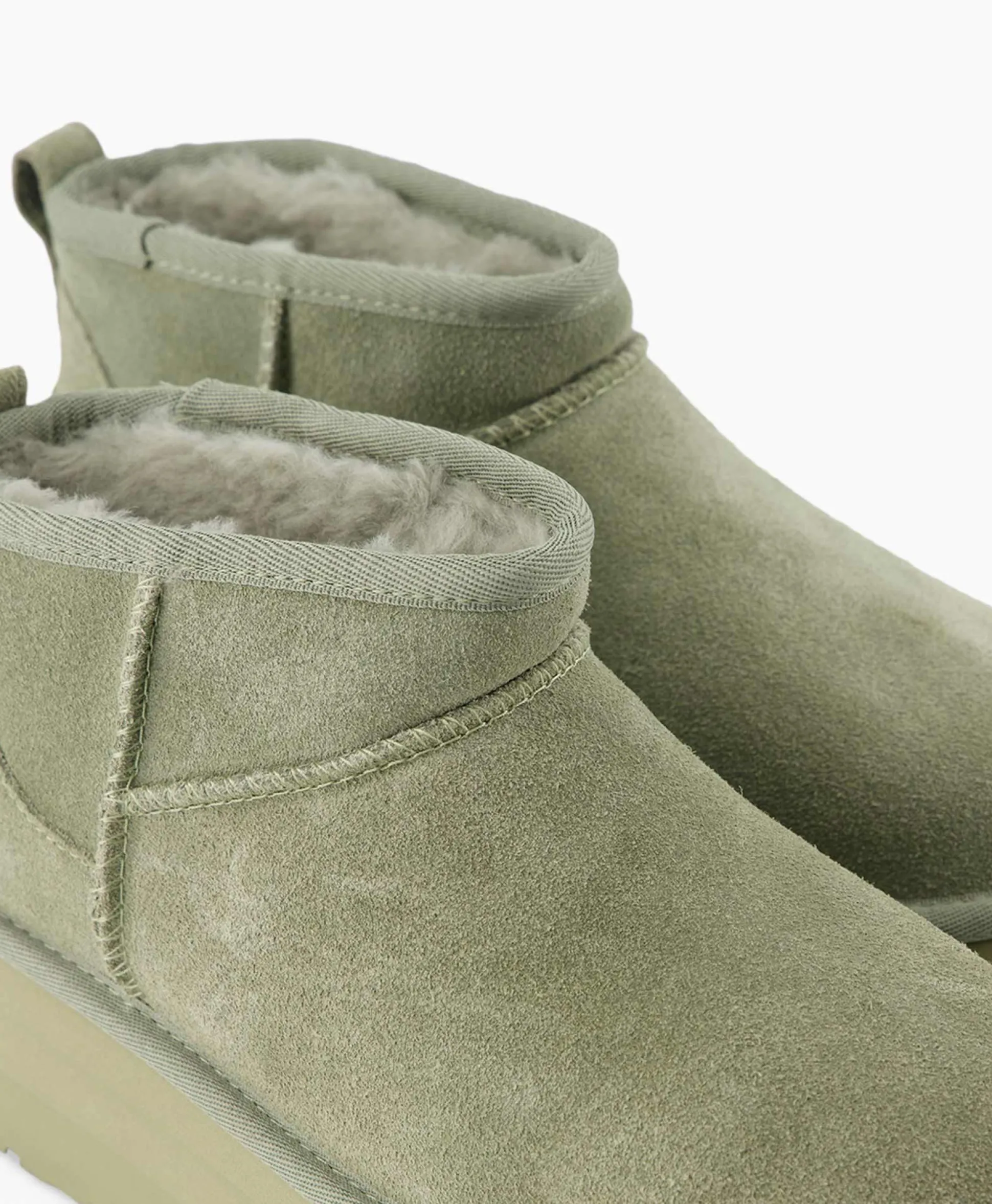 Ugg Enkellaars W Classic Ultra Mini Platform Groen