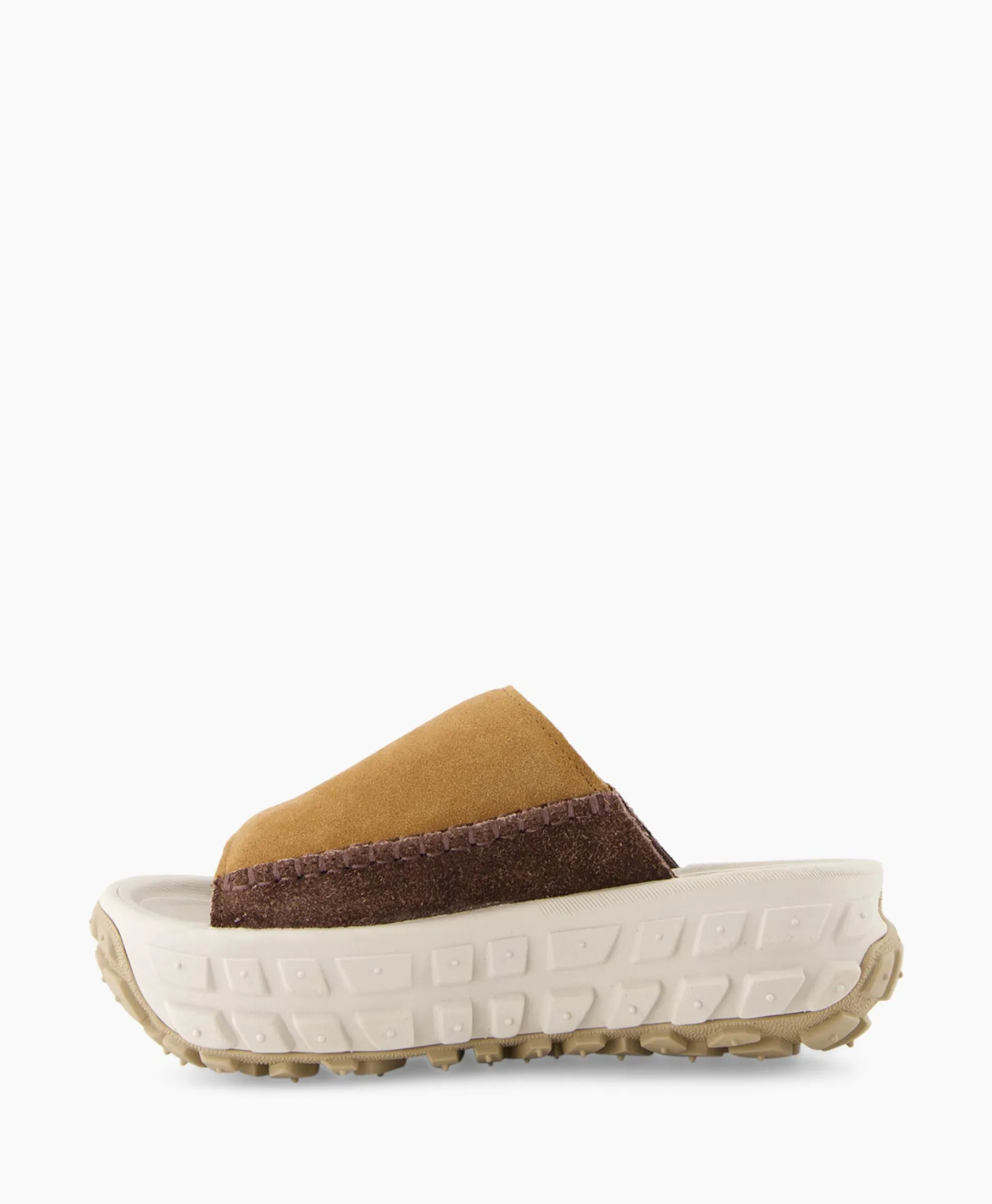 Ugg Sandaal Zonder Hak W Venture Daze Slide Licht Bruin