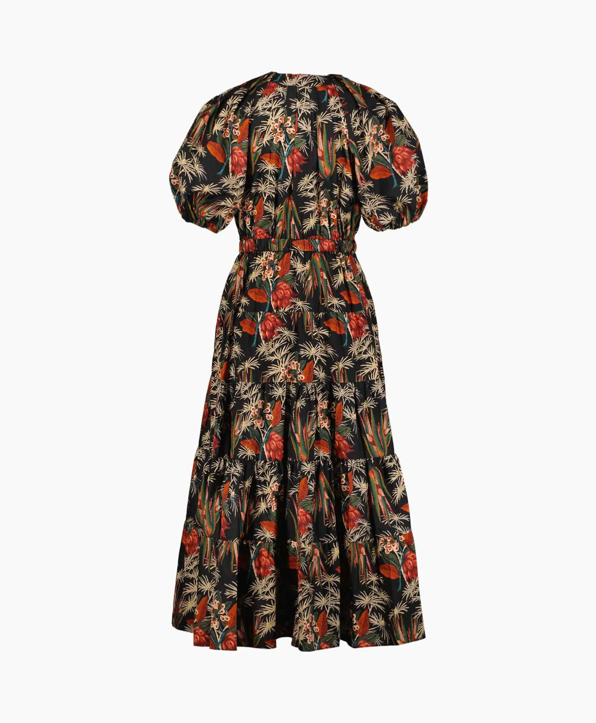 Ulla Johnson Midi Jurk Olina Bruin