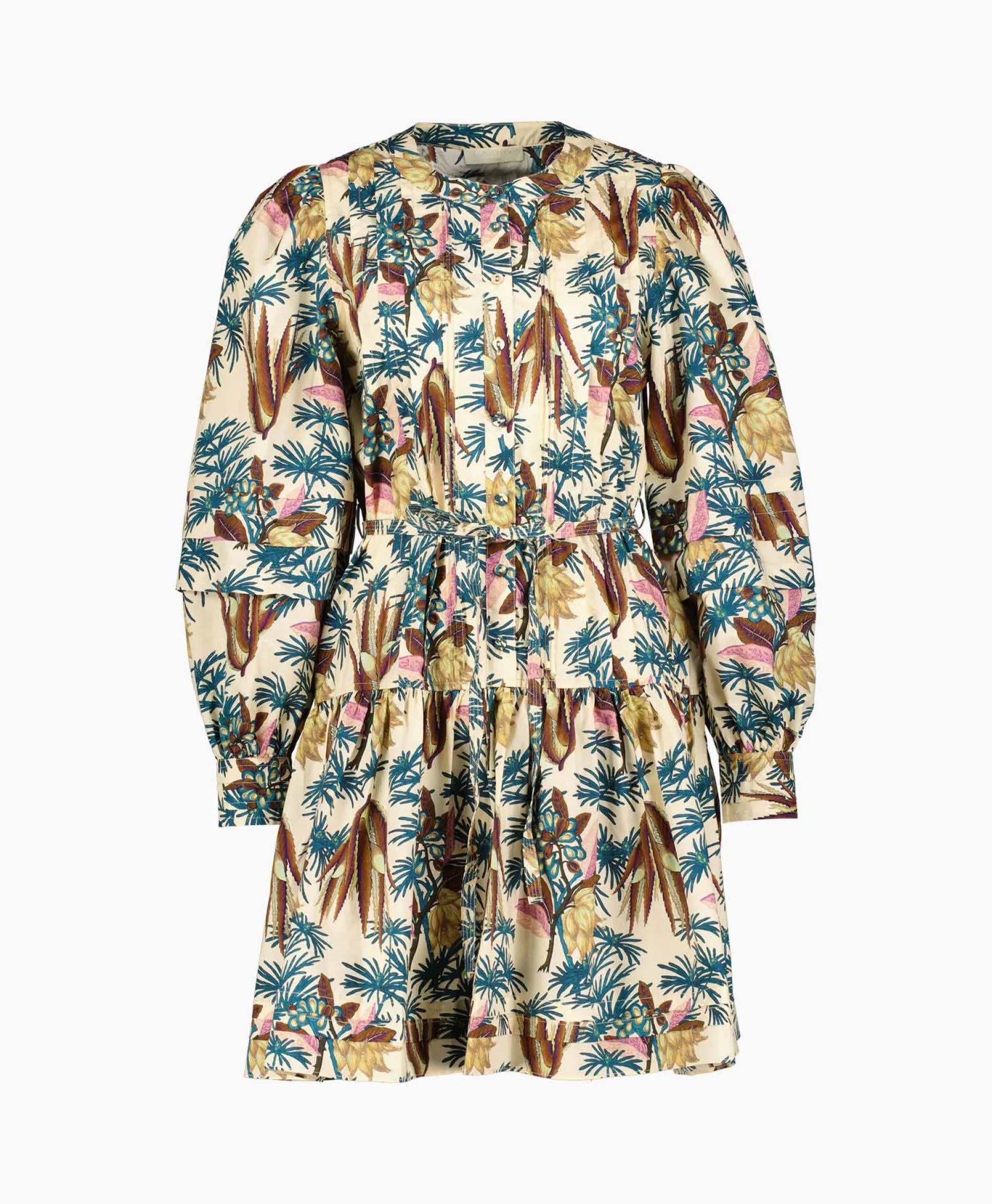 Ulla Johnson Mini Jurk Karina Midden Geel