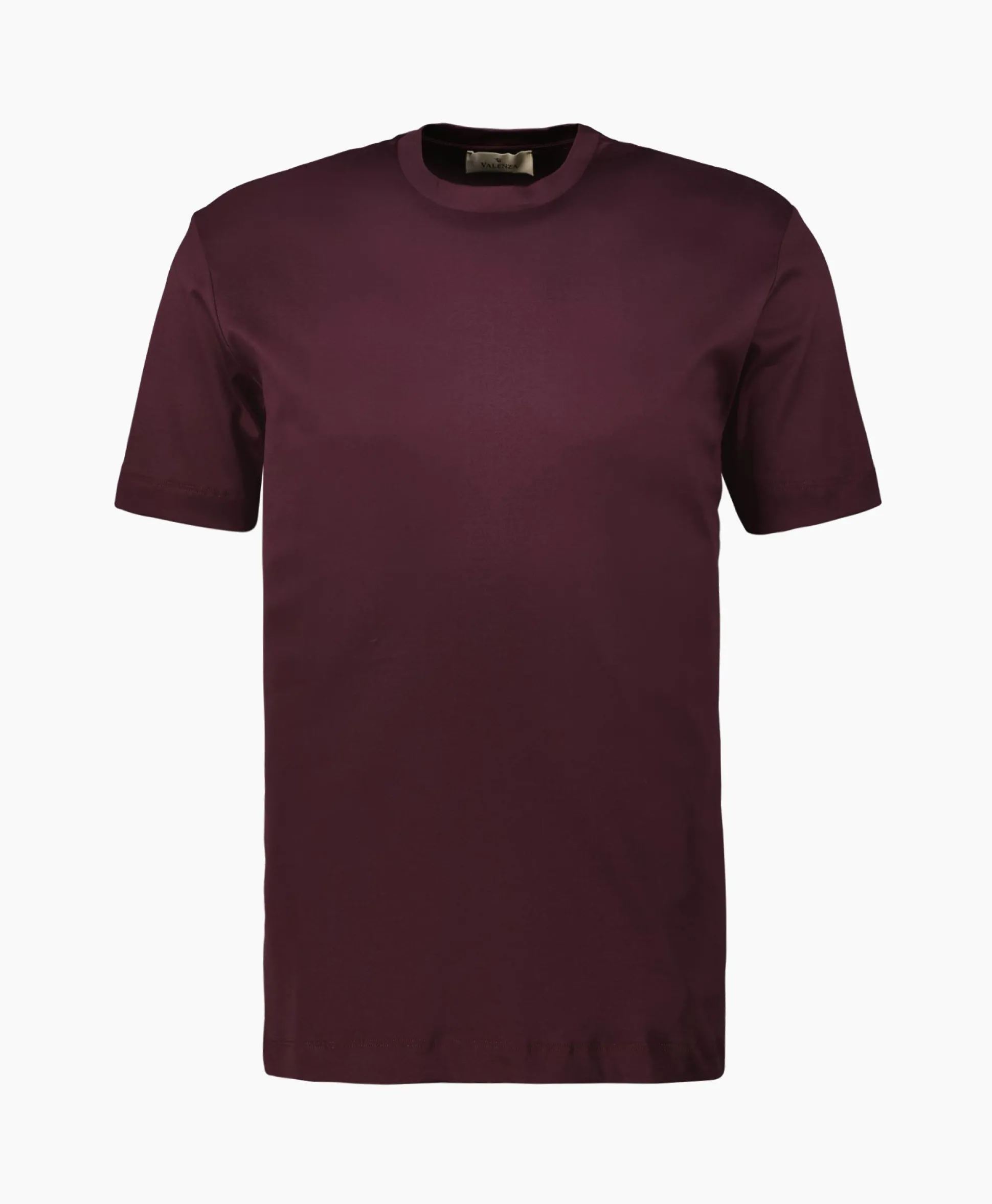 Valenza T-Shirt Interlock Supima Bordeaux