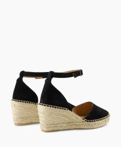 Via Vai Espadrille Flora Braid Zwart