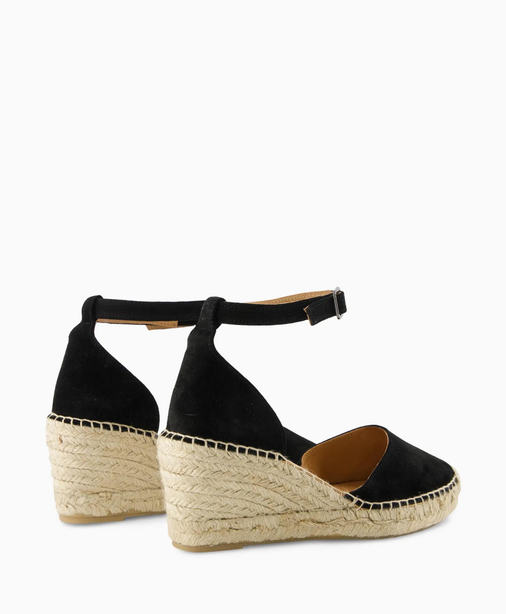 Via Vai Espadrille Flora Braid Zwart