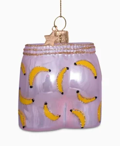 Vondels Vondels Kerstbal Bananen Boxer Pink