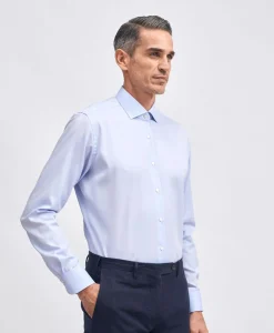 Xacus Travel Shirt Licht Blauw