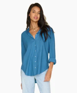 Xirena Blouse Beau Petrol
