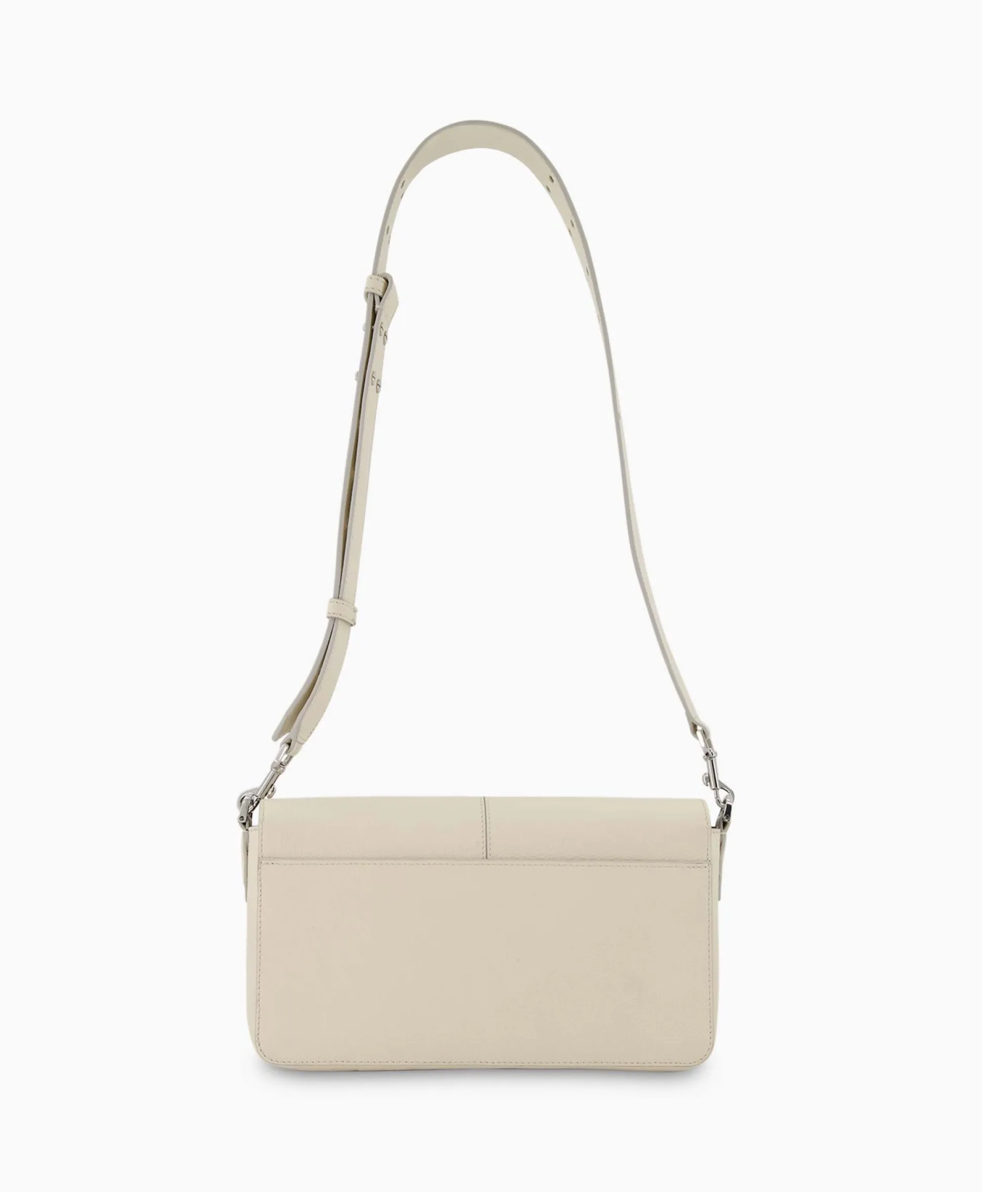Zadig & Voltaire Crossbody Tas Borderline Daily Grained Leath Ecru