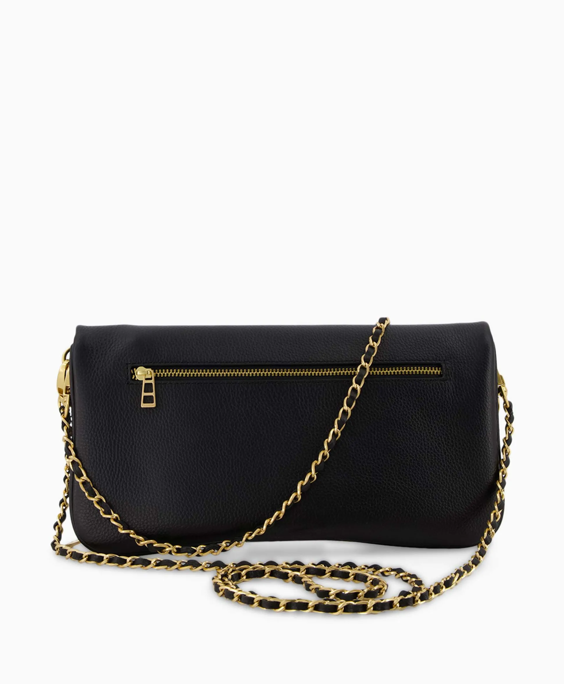 Zadig & Voltaire Crossbody Tas Rock Grained Leather Zwart