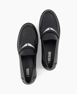 Zadig & Voltaire Loafer Joecassin Semy Shiny Calfskin Zwart