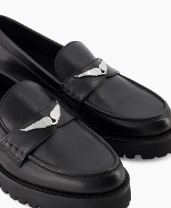 Zadig & Voltaire Loafer Joecassin Semy Shiny Calfskin Zwart