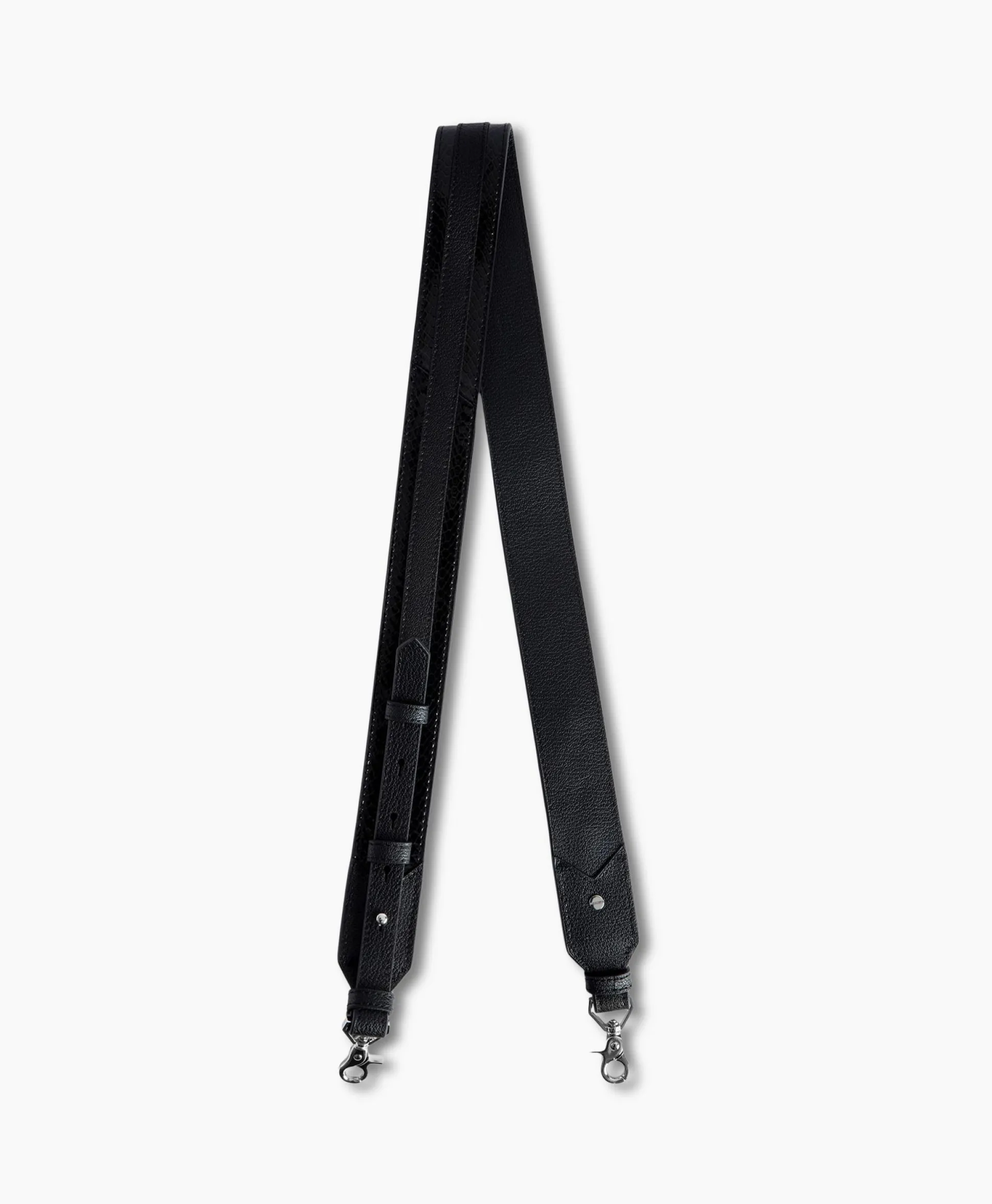 Zadig & Voltaire Riem Strap Adjustable Glossy Wild Zwart