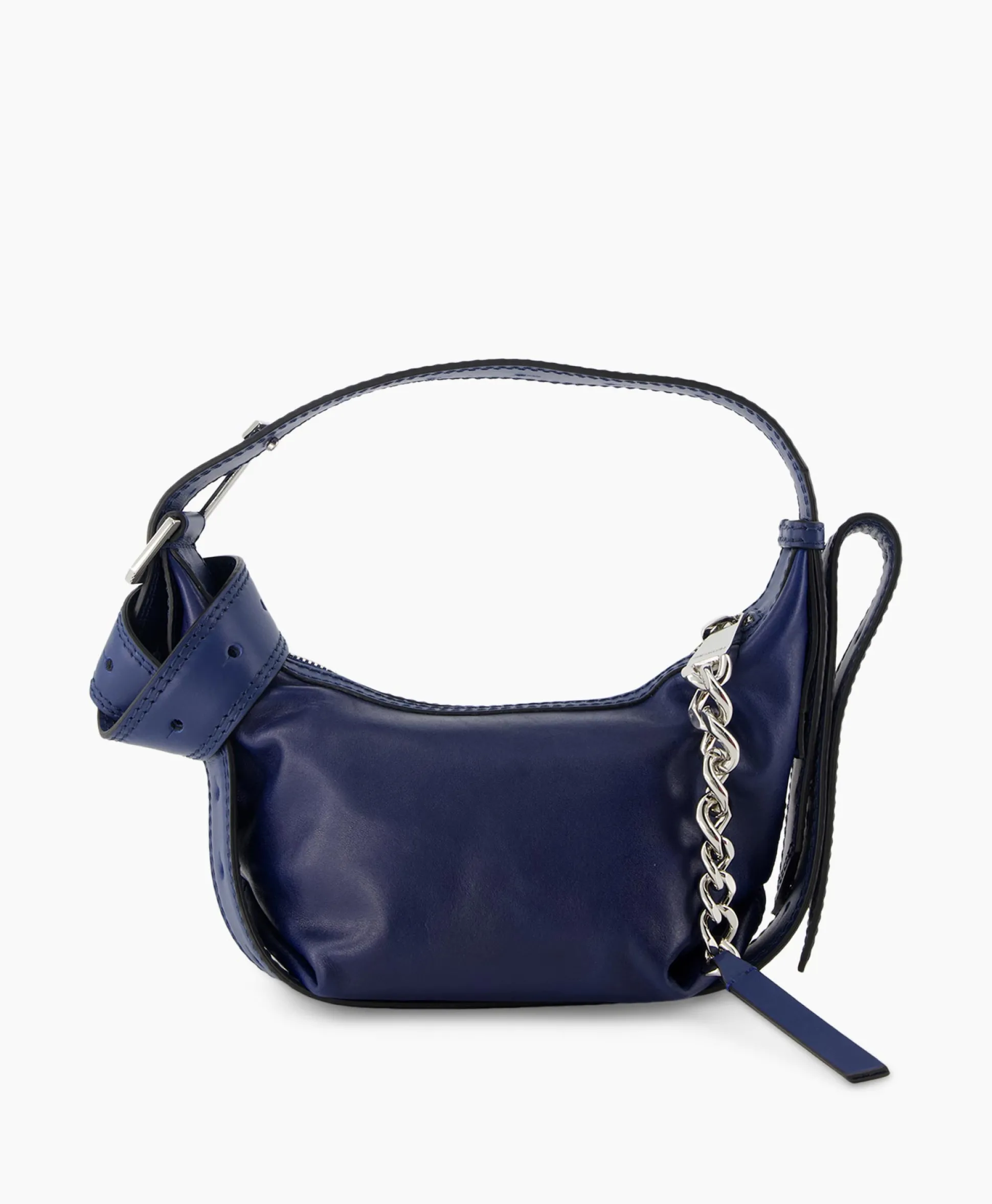 Zadig & Voltaire Schouder / Hand Tas Le Cecilia Xs Leather With Veg Donker Blauw