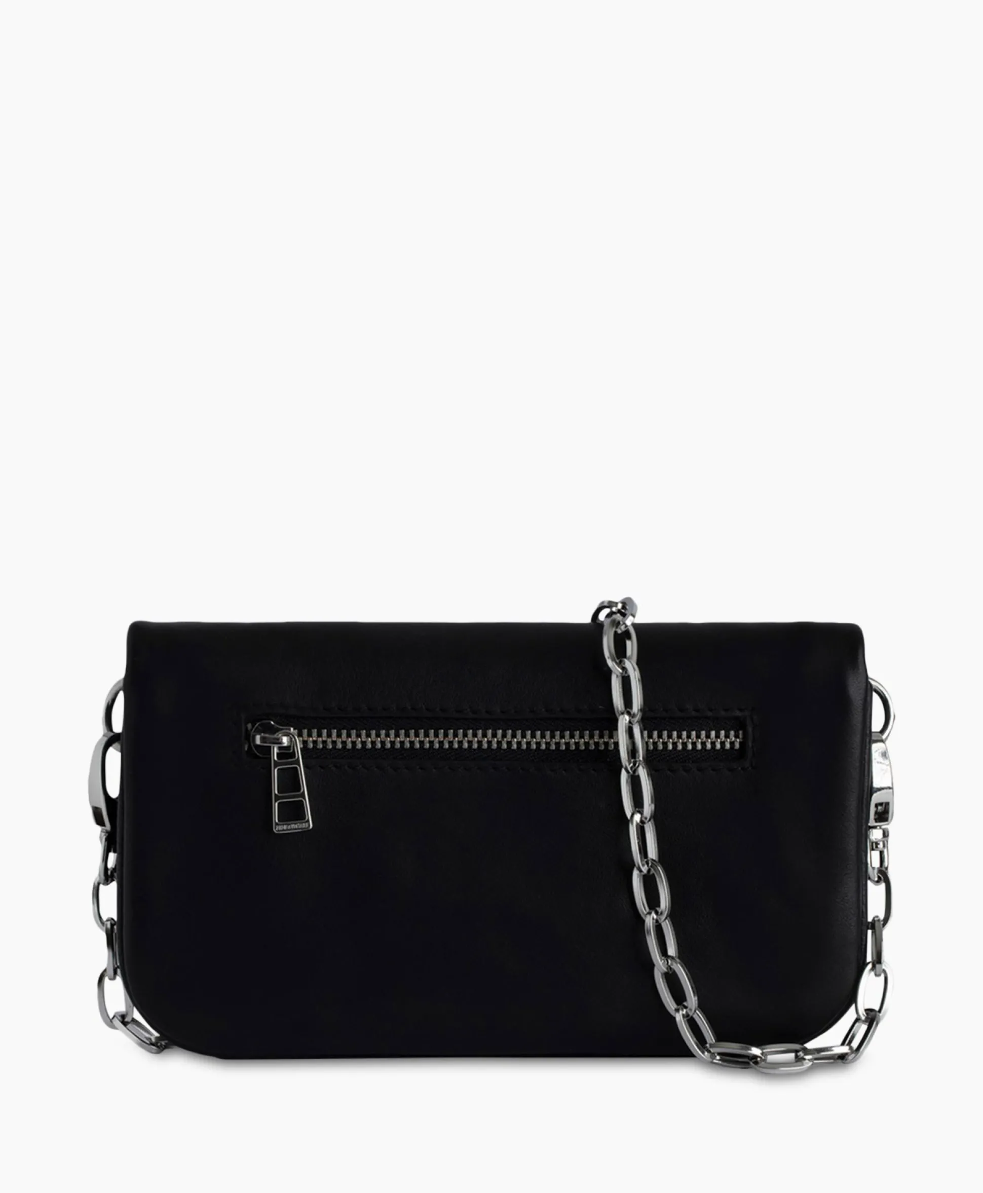 Zadig & Voltaire Schouder / Hand Tas Rock Eternal Smooth Calfskin Zwart