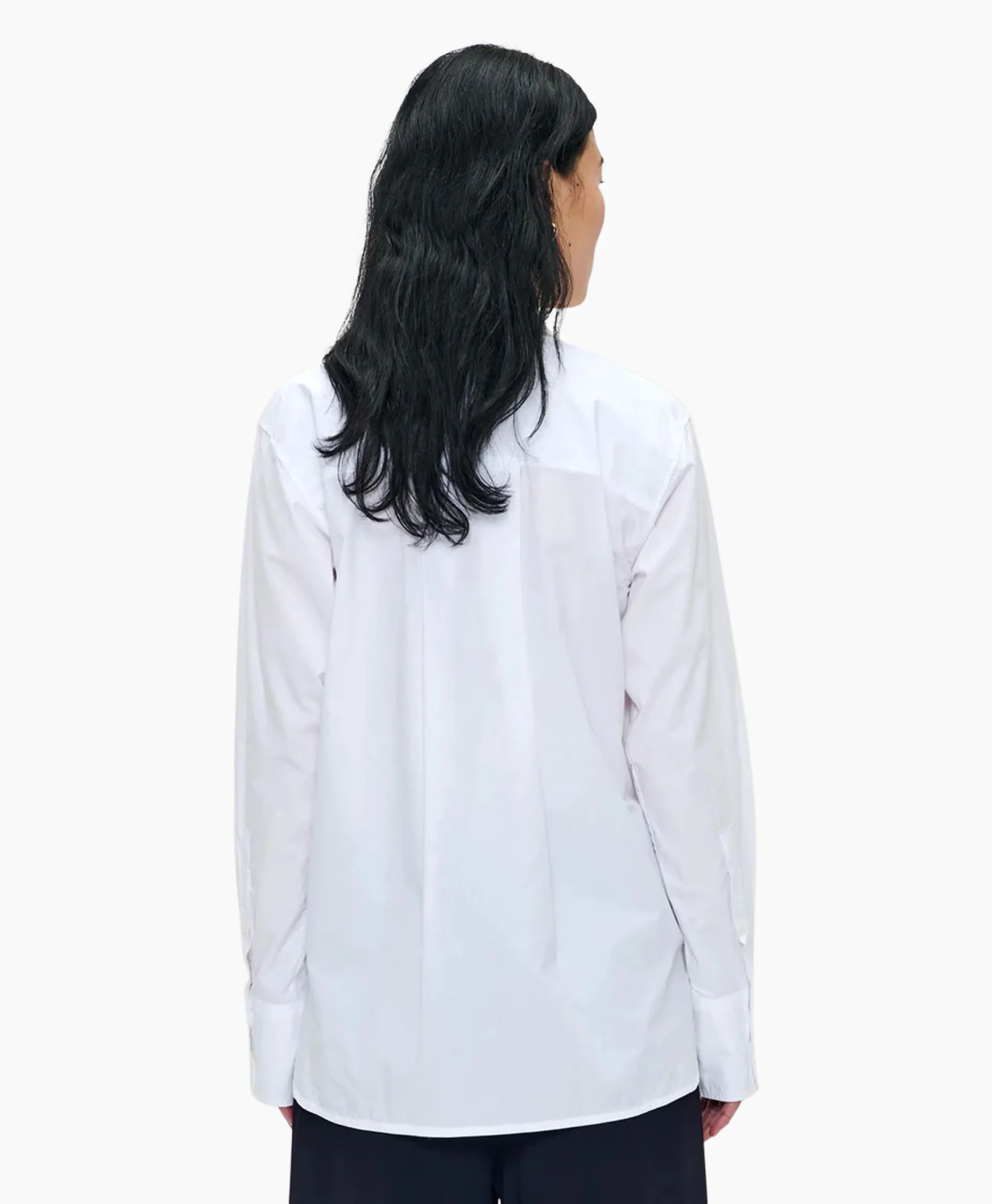 Zenggi Blouse Boyfriend Wit