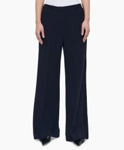 Zenggi Pantalon Techno Silk Donker Blauw