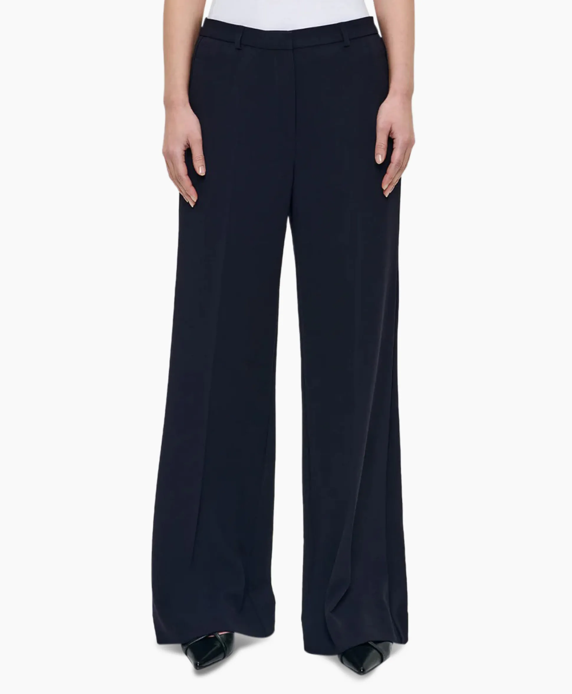 Zenggi Pantalon Techno Silk Donker Blauw