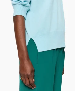 Zenggi Top Relaxed Short Sleeve Aqua