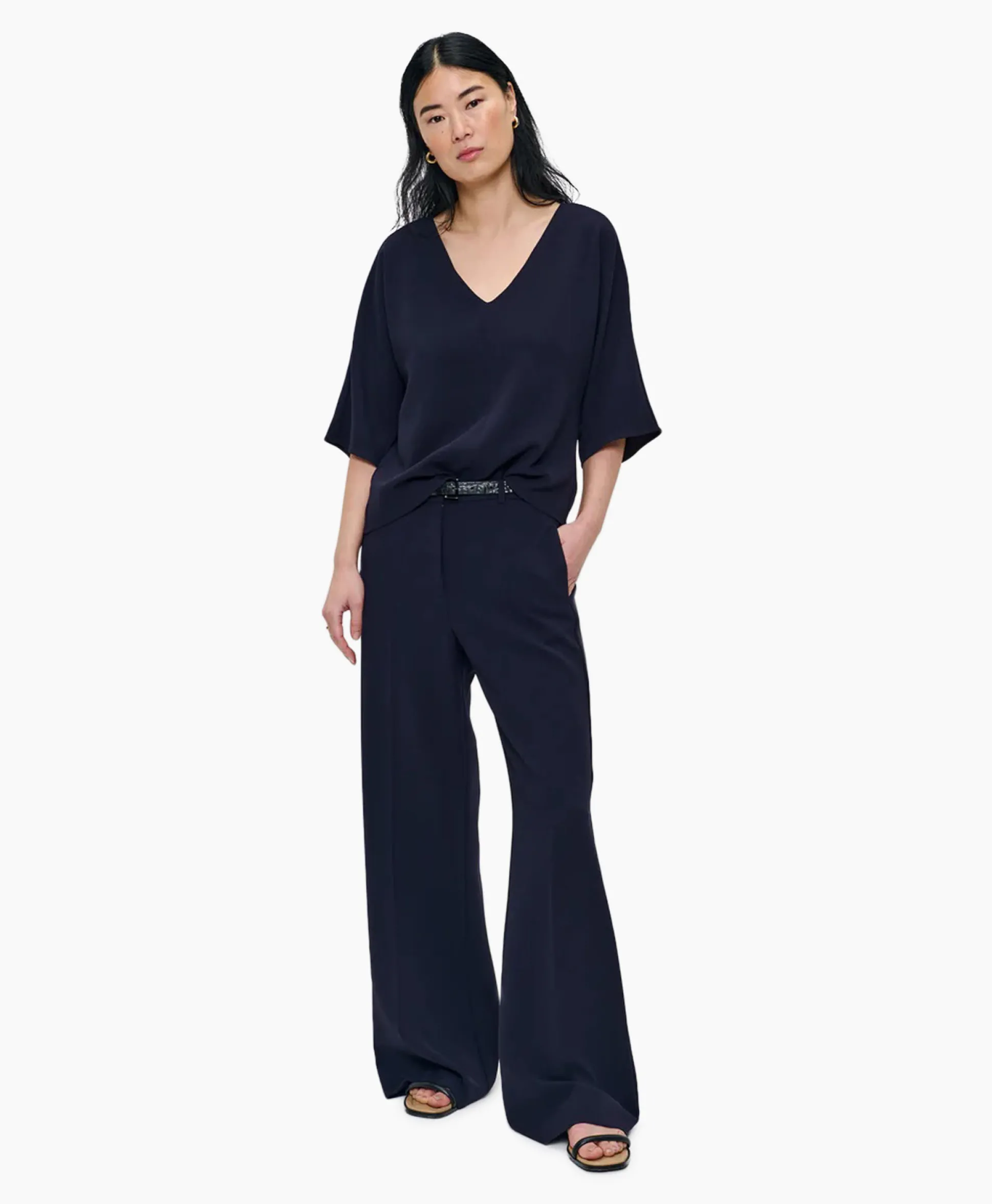 Zenggi Tuniek V-Neck Donker Blauw
